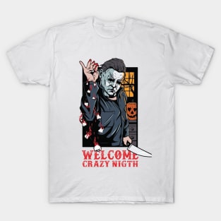 Friends Halloween Horror Team Scary Movies Costume T-Shirt